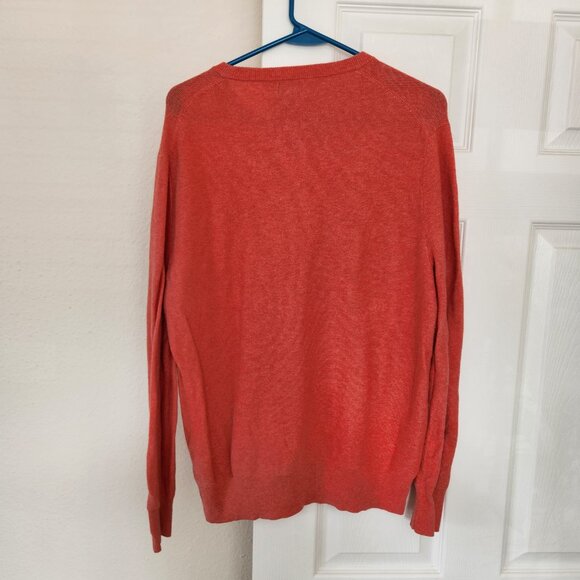 J. Crew 100% Cotton Crewneck Sweater, M, Salmon - Picture 4 of 6